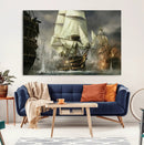 Pirate Ship War Wall Art Canvas Print by MyGreatCanvas | Canvas Wall Art Prints | Photo Prints & Wall Decor