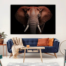 Wild Elephant Wall Art Canvas Print, Africa Savannah Wild by MyGreatCanvas | Canvas Wall Art Prints | Photo Prints & Wall Decor