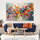 Abstract Butterfly Wall Art Canvas Print