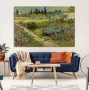 Vincent van Gogh Garden at Arles Wall Art Canvas Print