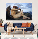Fallen Angel Wall Art Canvas Print – Classic Art, Framed,