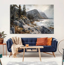 Serene Coastal View of Acadia National Park - Stunning