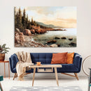 Serene Coastal View of Acadia National Park Wall Art -
