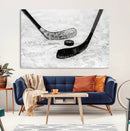 Winter Ice Hockey Sport Canvas Wall Art Print - Hockey Wall by MyGreatCanvas | Canvas Wall Art Prints | Photo Prints & Wall Decor