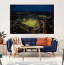 Michigan Stadium Night Game Wall Art – Sports Arena Aerial by MyGreatCanvas | Canvas Wall Art Prints | Photo Prints & Wall Decor