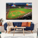 Angel Stadium Aerial Canvas Print – Los Angeles Angels