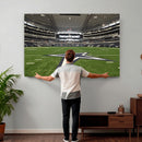 Dallas Cowboys Football Team Print - Arlington AT&T Stadium