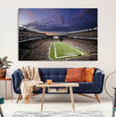 New England Patriots Football Team Print - Foxborough by MyGreatCanvas | Canvas Wall Art Prints | Photo Prints & Wall Decor