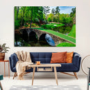 Augusta National Golf Club Wall Art - Panoramic Bridge & by MyGreatCanvas | Canvas Wall Art Prints | Photo Prints & Wall Decor