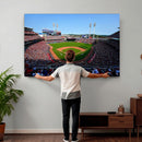 Cincinnati Reds Baseball Canvas Print - American Ball