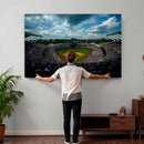 3-Panel Kauffman Stadium Wall Art Print | Large Kansas City