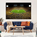 Stadium in Michigan Wall Art Canvas Print, Framed American