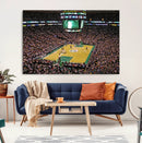 TD Garden Basketball Canvas Wall Art - Boston Celtics Live by MyGreatCanvas | Canvas Wall Art Prints | Photo Prints & Wall Decor