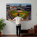 Yankee Stadium New York Wall Art Print | 3-Panel Canvas