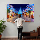 Disney Wall Art | Castle Large Wall Art Disney Magic Kingdom