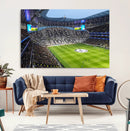 Tottenham Hotspur Stadium Canvas Print, Match Day Triple