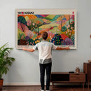 Framed Yayoi Kusama 1986 Wall Art Print – Japanese Wall Art
