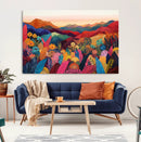 YAYOI KUSAMA Abstract Print - Landscape Canvas Wall Art