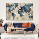 World Map Canvas Print – Framed Wall Art for Couples, by MyGreatCanvas | Canvas Wall Art Prints | Photo Prints & Wall Decor