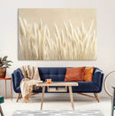Grass Wall Art Print - Elegant Neutral Decor for Living
