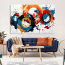 Abstract Wall Art, Rings Wall Art Canvas Print