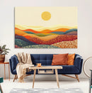 YAYOI KUSAMA Colorful Dot Art Landscape Canvas - Framed by MyGreatCanvas | Canvas Wall Art Prints | Photo Prints & Wall Decor
