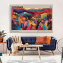 Yayoi Kusama Wall Art Canvas Print, Abstract Art, Large