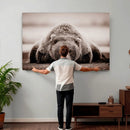 Grizzly Bear Wall Art Print - Bear Canvas Wall Art - Rustic by MyGreatCanvas | Canvas Wall Art Prints | Photo Prints & Wall Decor