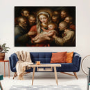 Religious Canvas Wall Art Print - Madonna and Child with by MyGreatCanvas | Canvas Wall Art Prints | Photo Prints & Wall Decor