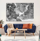 Black White Abstract Canvas Wall Art - Fluid Ink Artwork - by MyGreatCanvas | Canvas Wall Art Prints | Photo Prints & Wall Decor