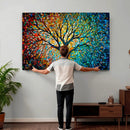 Yggdrasil Tree of Life Wall Art Print | Mosaic Style 3-Panel