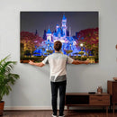 Disney Castle Wall Art Canvas Print – Magical Fairytale