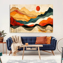 Mid Century Wall Art Print  - Abstract Woodland Print -