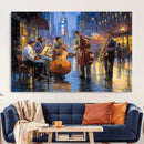 Colorful Jazz Wall Art - African American Music Canvas Print
