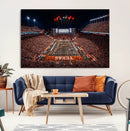 Texas Stadium Night Game Wall Art Canvas Print – Vibrant