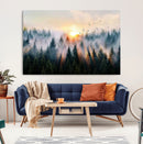 Abstract Forest Wall Art - Serene Nature Canvas Print with by MyGreatCanvas | Canvas Wall Art Prints | Photo Prints & Wall Decor