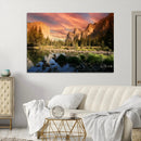 Yosemite Valley Wall Art Canvas Print – El Capitan Sunset