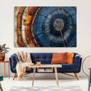 Framed Abstract Tree Ring Wall Art Print Natural Rustic Wood by MyGreatCanvas | Canvas Wall Art Prints | Photo Prints & Wall Decor