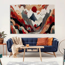 Abstract Mountain Wall Art Canvas Print – Vibrant Stylized by MyGreatCanvas | Canvas Wall Art Prints | Photo Prints & Wall Decor