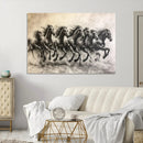 Galloping Horses Wall Art Canvas Print – Framed Wild