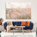 Pastel Grasses Wall Art Canvas Print – Framed Soft Meadow