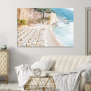 Beach Wall Art Canvas Print – Framed Coastal Seascape Summer