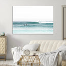 Surfing Wall Art Canvas Print – Framed Ocean Waves