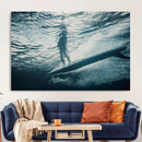Underwater Surf Wall Art – Framed Ocean Wave Canvas Artwork, by MyGreatCanvas | Canvas Wall Art Prints | Photo Prints & Wall Decor