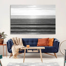 Monochrome Ocean Wall Art Canvas Print – Framed Moody Ocean by MyGreatCanvas | Canvas Wall Art Prints | Photo Prints & Wall Decor