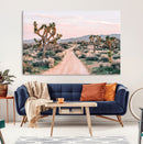 Joshua Tree Wall Art Canvas Print – Framed Desert Road Scene by MyGreatCanvas | Canvas Wall Art Prints | Photo Prints & Wall Decor