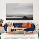 Motorcycle Beach Wall Art Canvas Print – Framed Vintage by MyGreatCanvas | Canvas Wall Art Prints | Photo Prints & Wall Decor