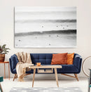 Black White Ocean Wall Art Canvas Print – Framed Coastal by MyGreatCanvas | Canvas Wall Art Prints | Photo Prints & Wall Decor
