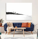 Black White Beach Wall Art Canvas Print – Framed Palm Trees by MyGreatCanvas | Canvas Wall Art Prints | Photo Prints & Wall Decor