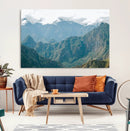 Misty Mountain Wall Art Canvas Print – Framed Cloudy Andean by MyGreatCanvas | Canvas Wall Art Prints | Photo Prints & Wall Decor